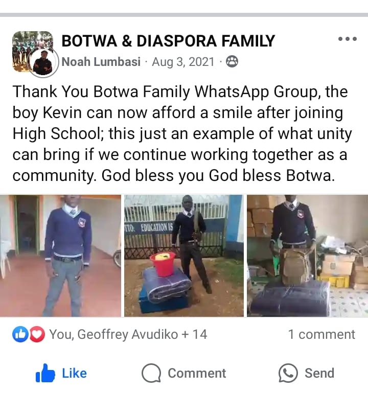 Facebook post